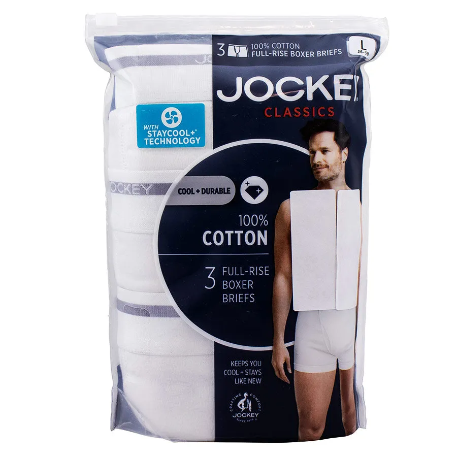 Mens Jockey Boxer Briefs - 3 Pk.