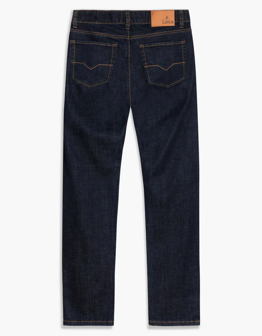 Men's Lois Jeans Brad Slim in 05 Darkstone