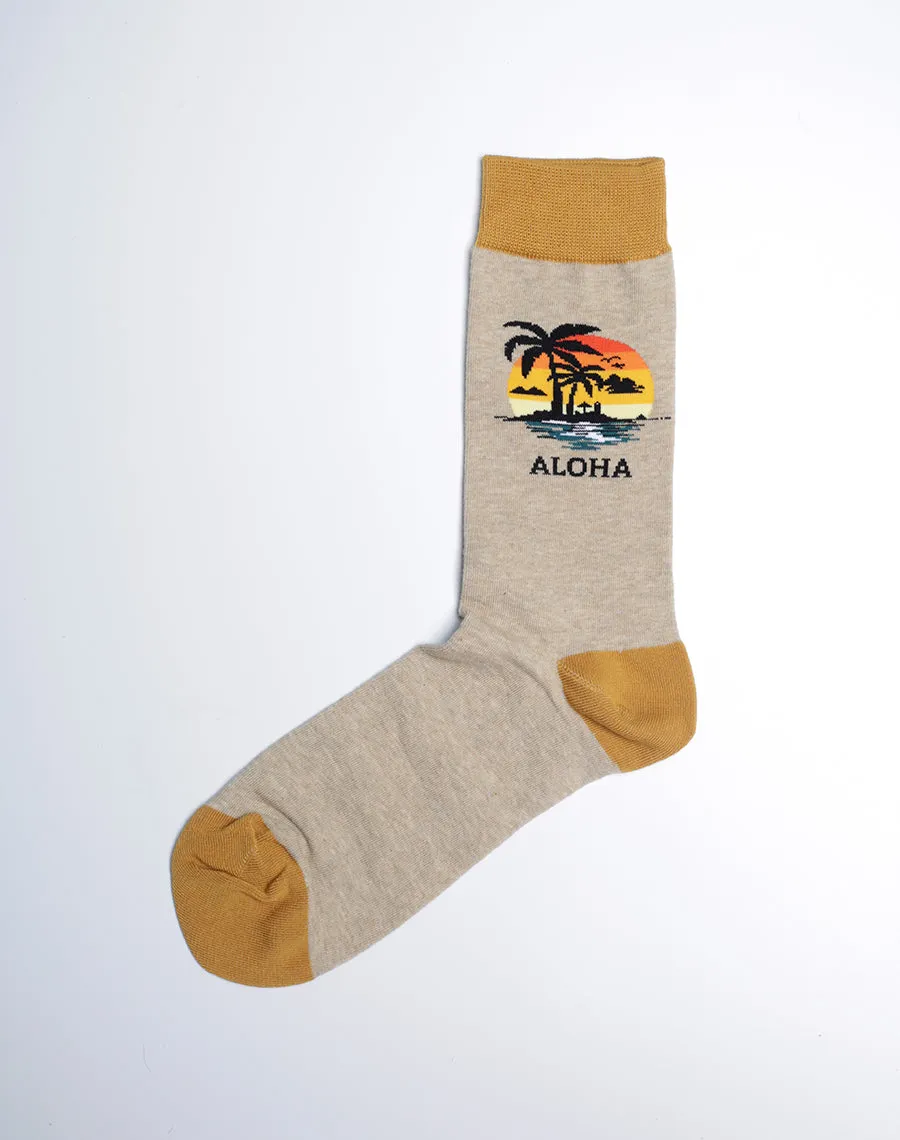 Men's Oceanfront Oasis Crew Socks Pack | 3-Pair Bundle