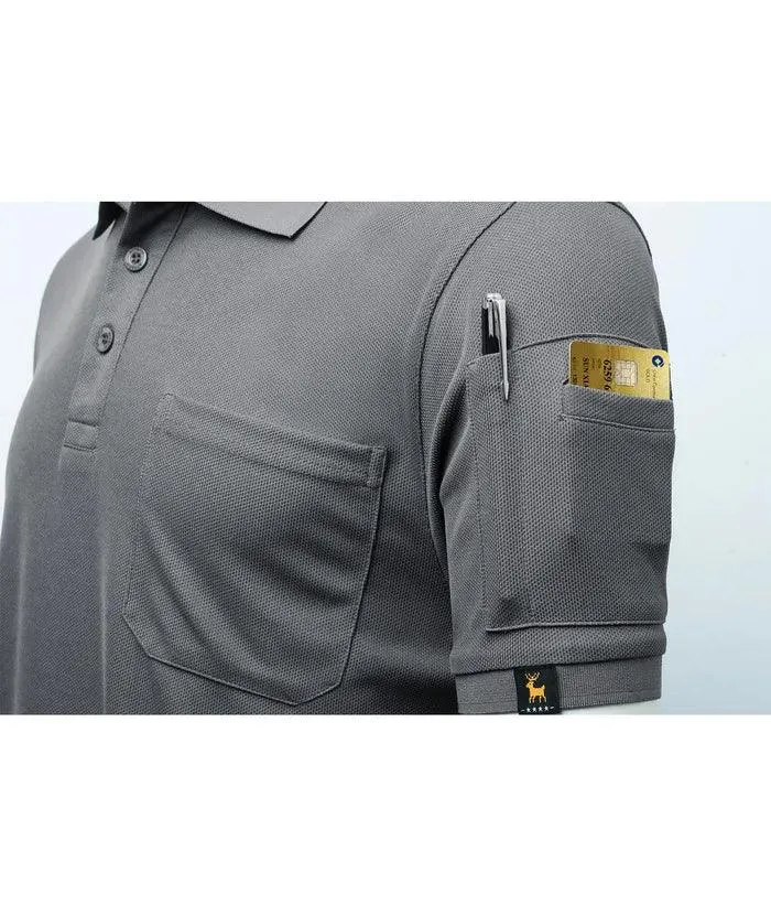 Men's Outdoor Dry Fit Golf Polo Shirt-ZPK007931