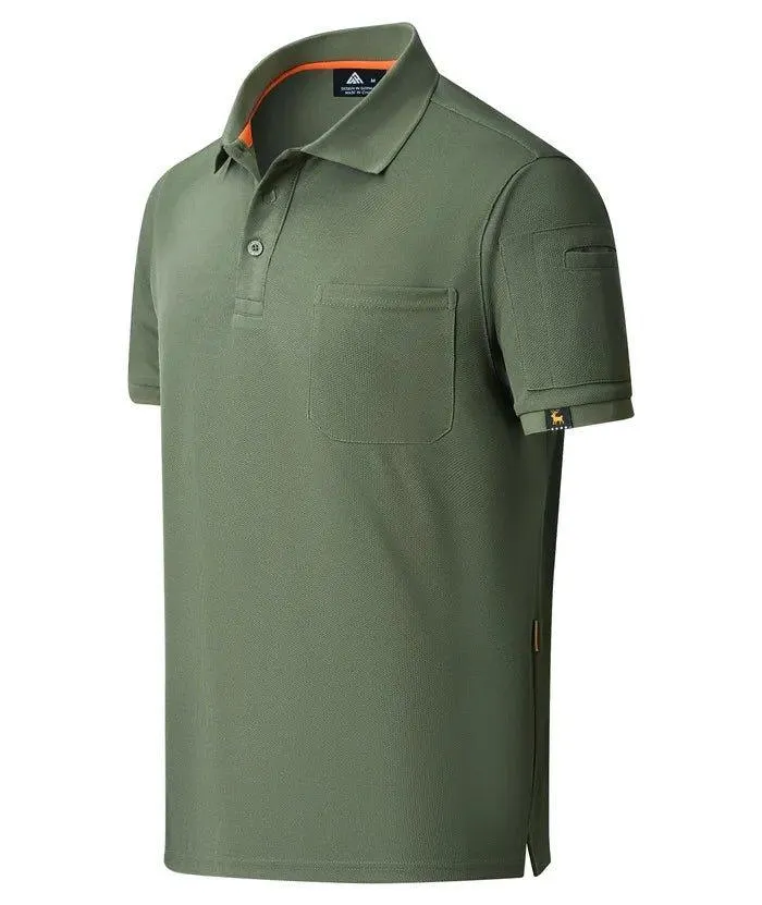 Men's Outdoor Dry Fit Golf Polo Shirt-ZPK007931