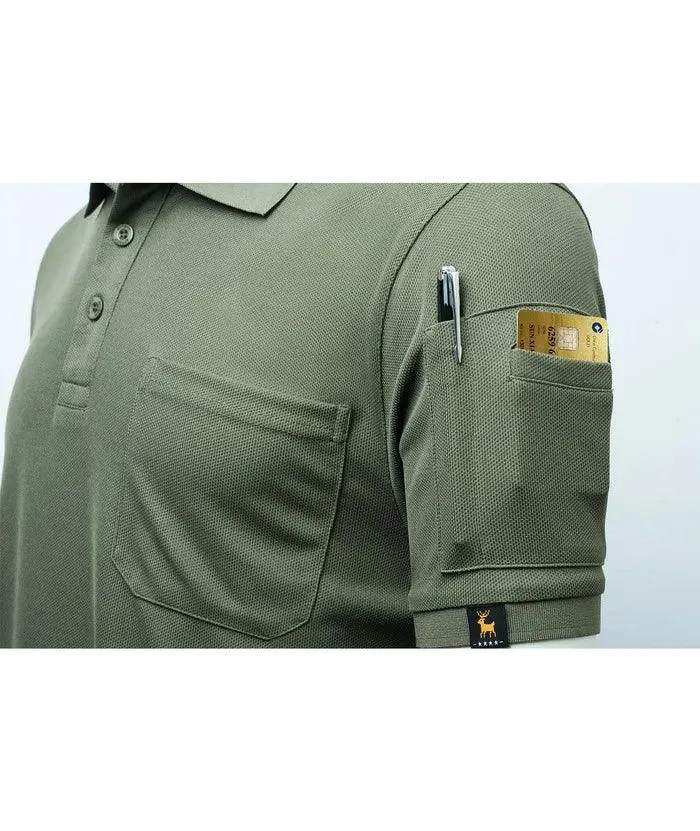 Men's Outdoor Dry Fit Golf Polo Shirt-ZPK007931
