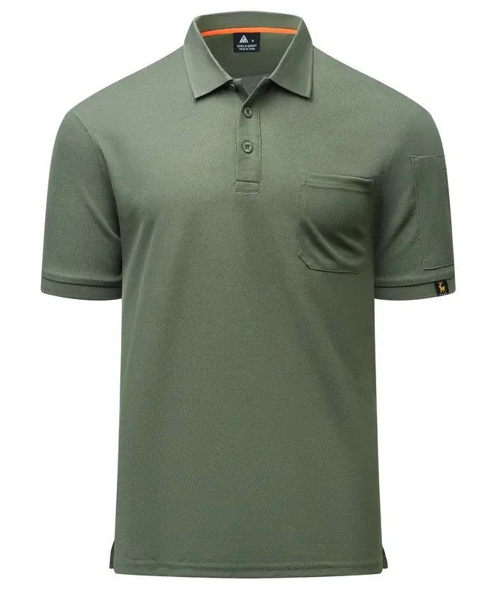 Men's Outdoor Dry Fit Golf Polo Shirt-ZPK007931