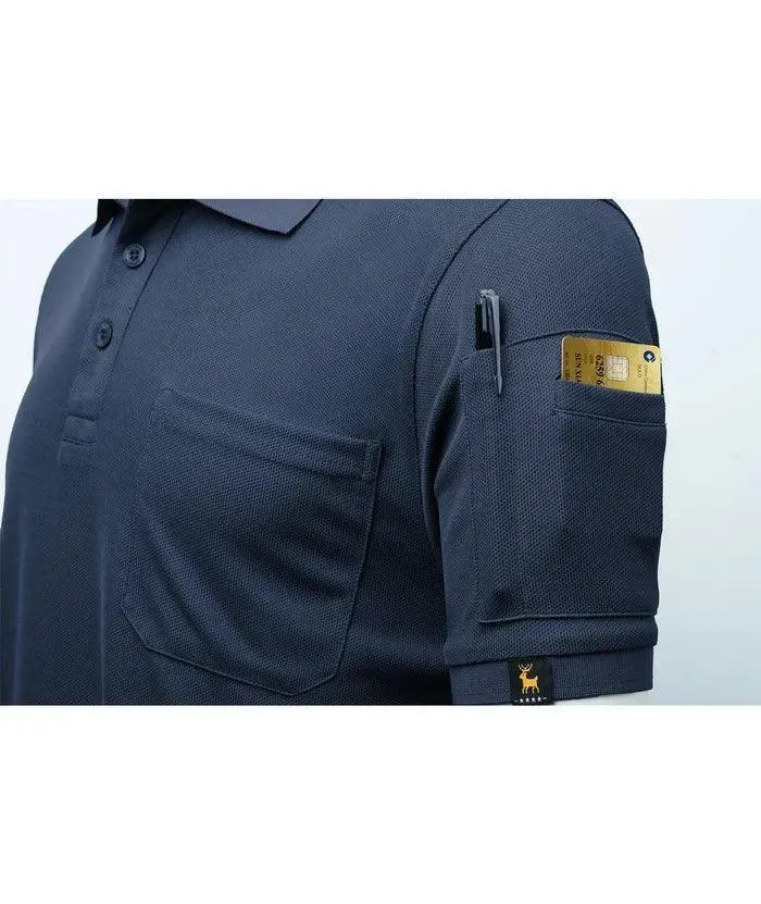Men's Outdoor Dry Fit Golf Polo Shirt-ZPK007931
