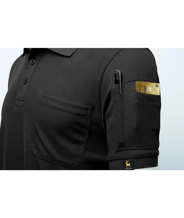 Men's Outdoor Dry Fit Golf Polo Shirt-ZPK007931