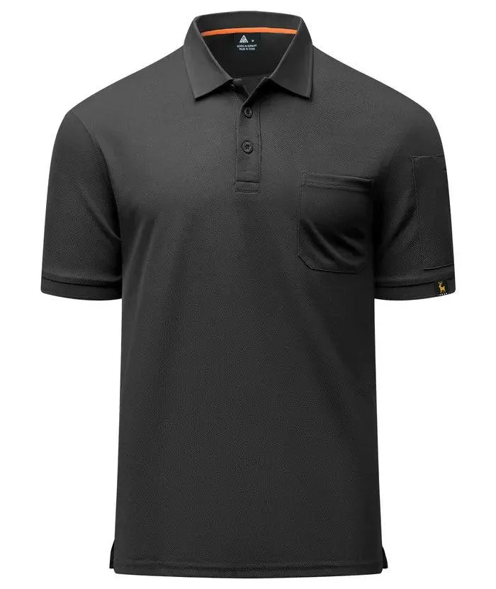Men's Outdoor Dry Fit Golf Polo Shirt-ZPK007931