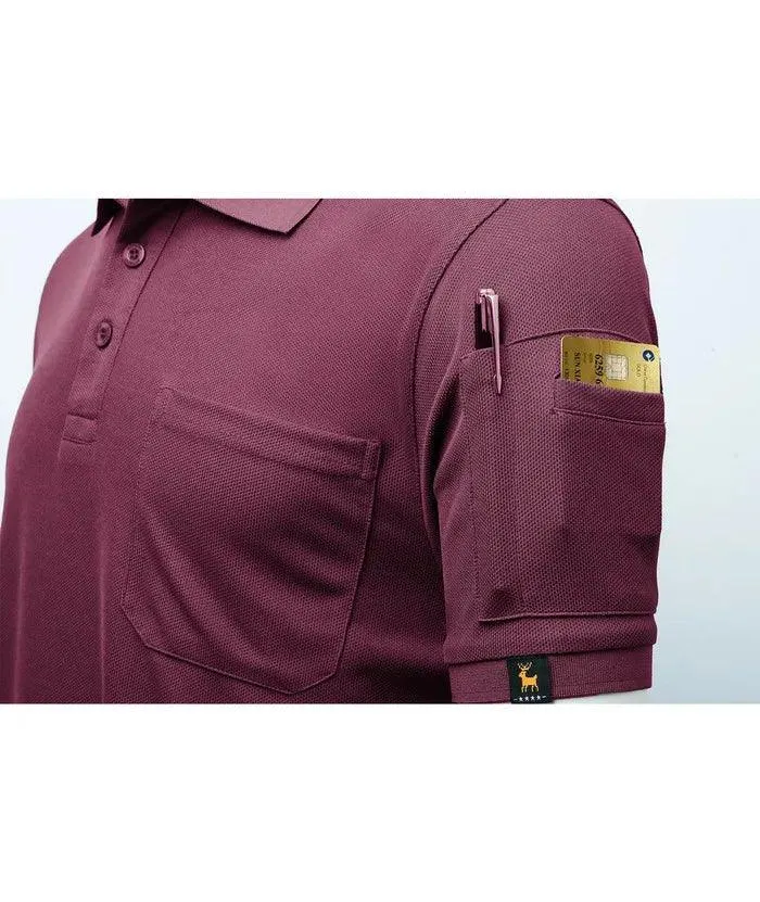 Men's Outdoor Dry Fit Golf Polo Shirt-ZPK007931