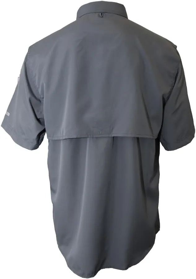 Men's Pescador Polyester Fishing Shirt Long Sleeves, Wicking Fabric Sun Protection Casual Button Down Shirts
