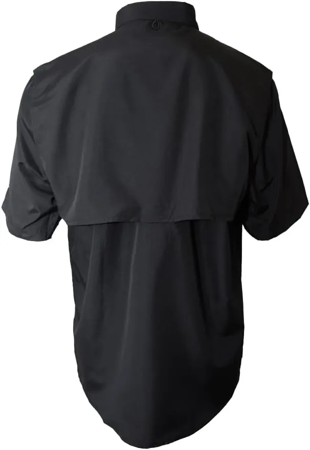 Men's Pescador Polyester Fishing Shirt Long Sleeves, Wicking Fabric Sun Protection Casual Button Down Shirts