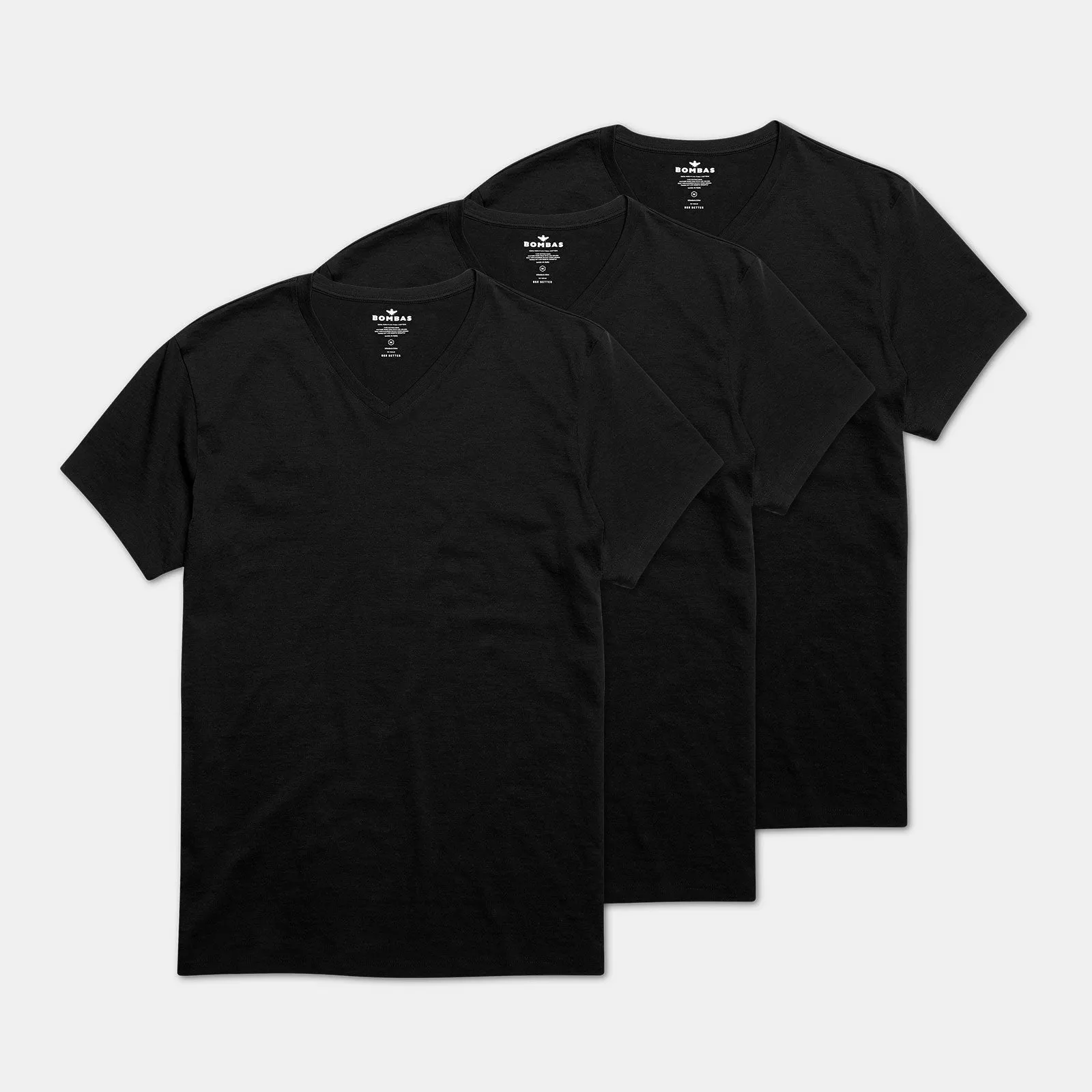 Men's Pima Cotton V-Neck T-Shirt 3-Pack