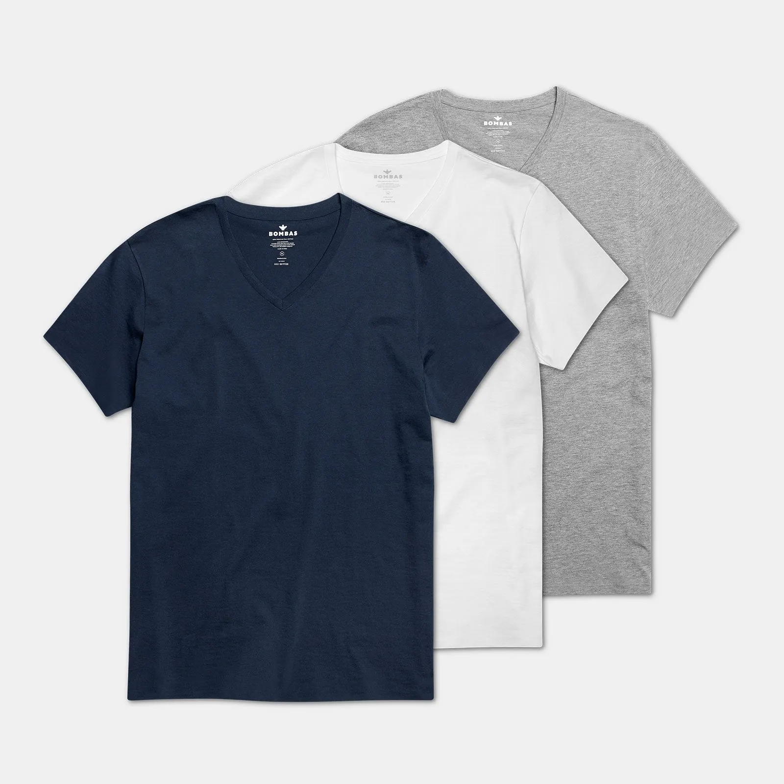 Men's Pima Cotton V-Neck T-Shirt 3-Pack
