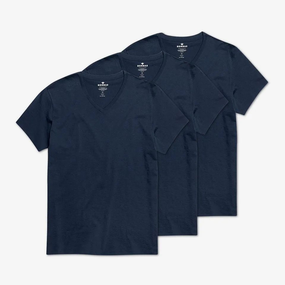 Men's Pima Cotton V-Neck T-Shirt 3-Pack
