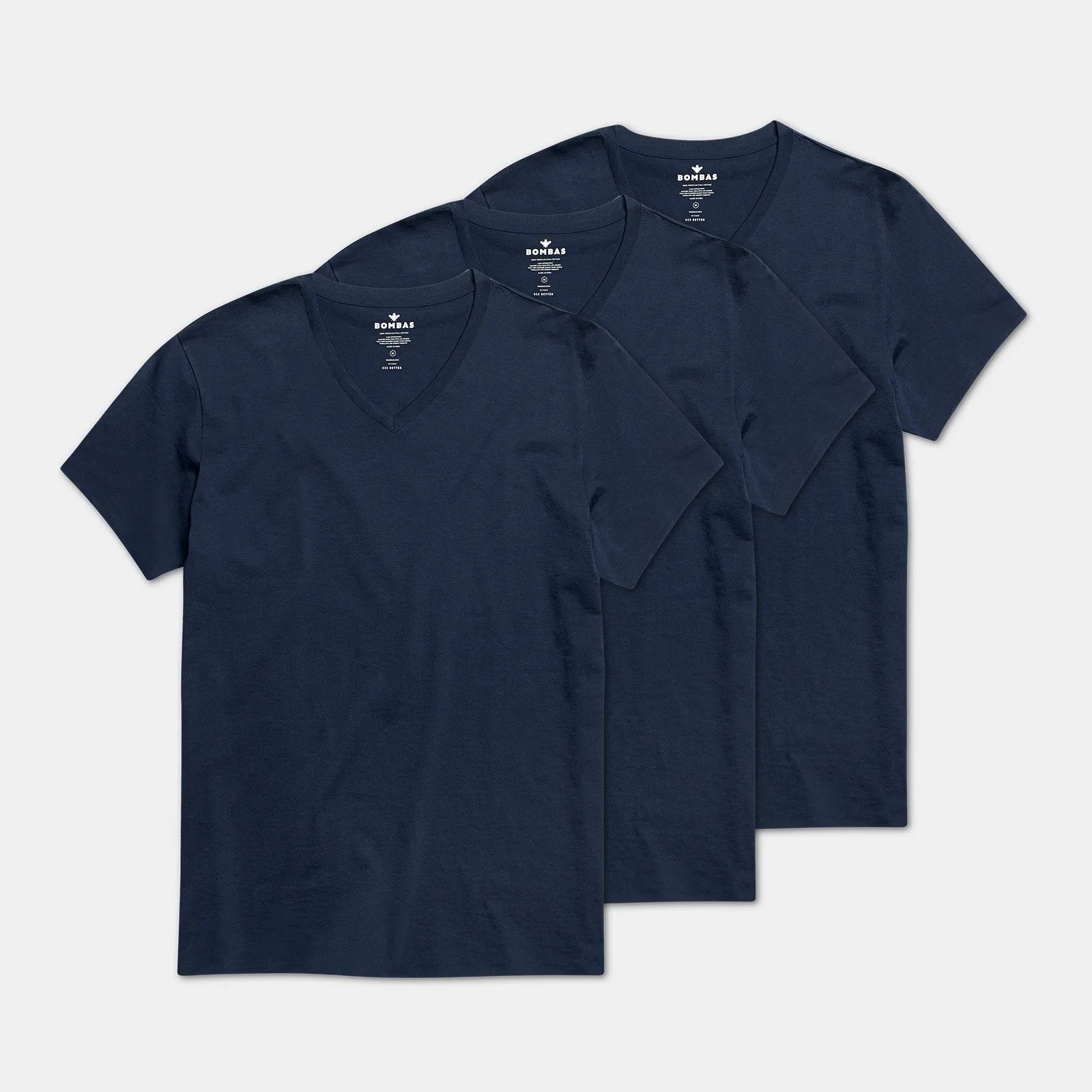 Men's Pima Cotton V-Neck T-Shirt 3-Pack