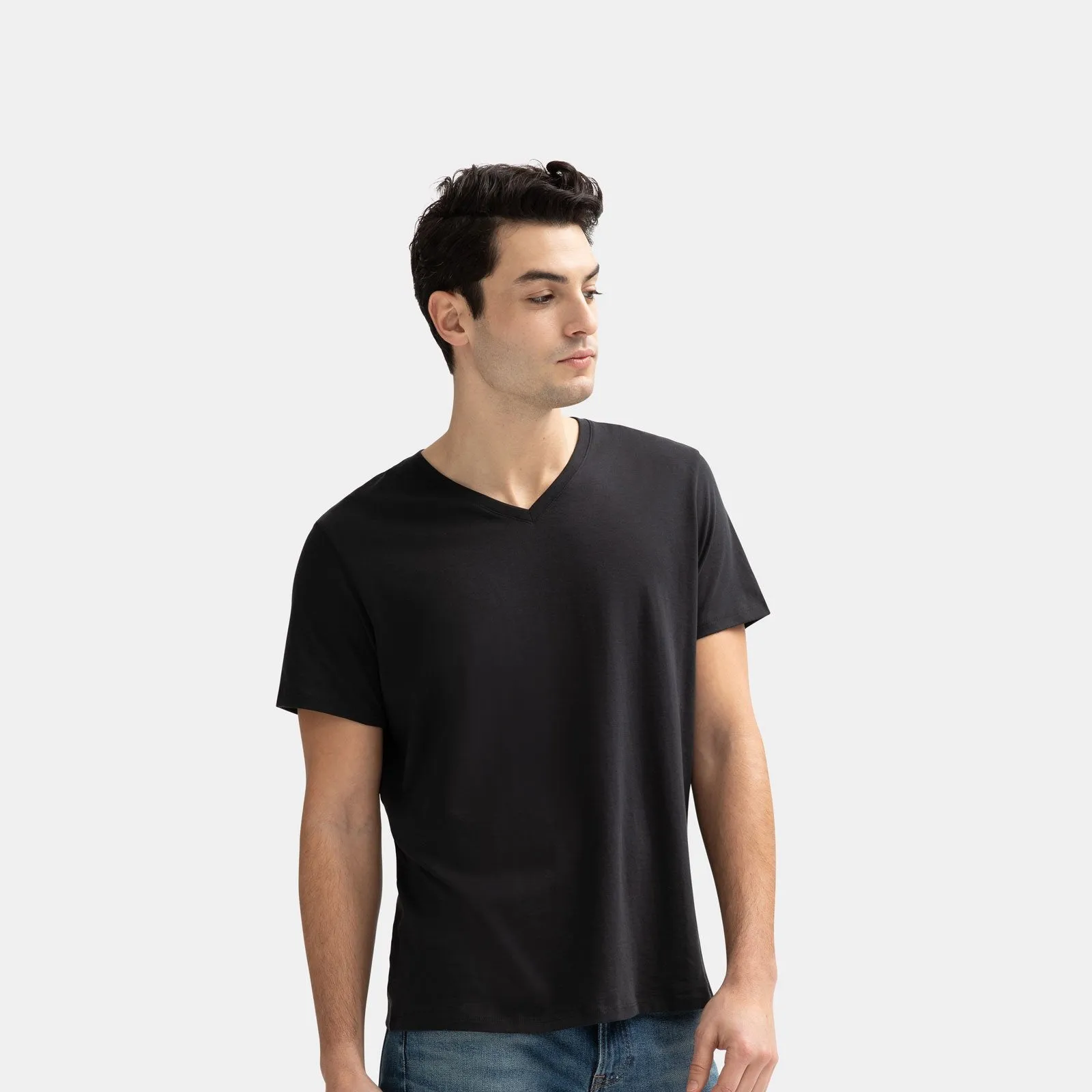 Men's Pima Cotton V-Neck T-Shirt 3-Pack