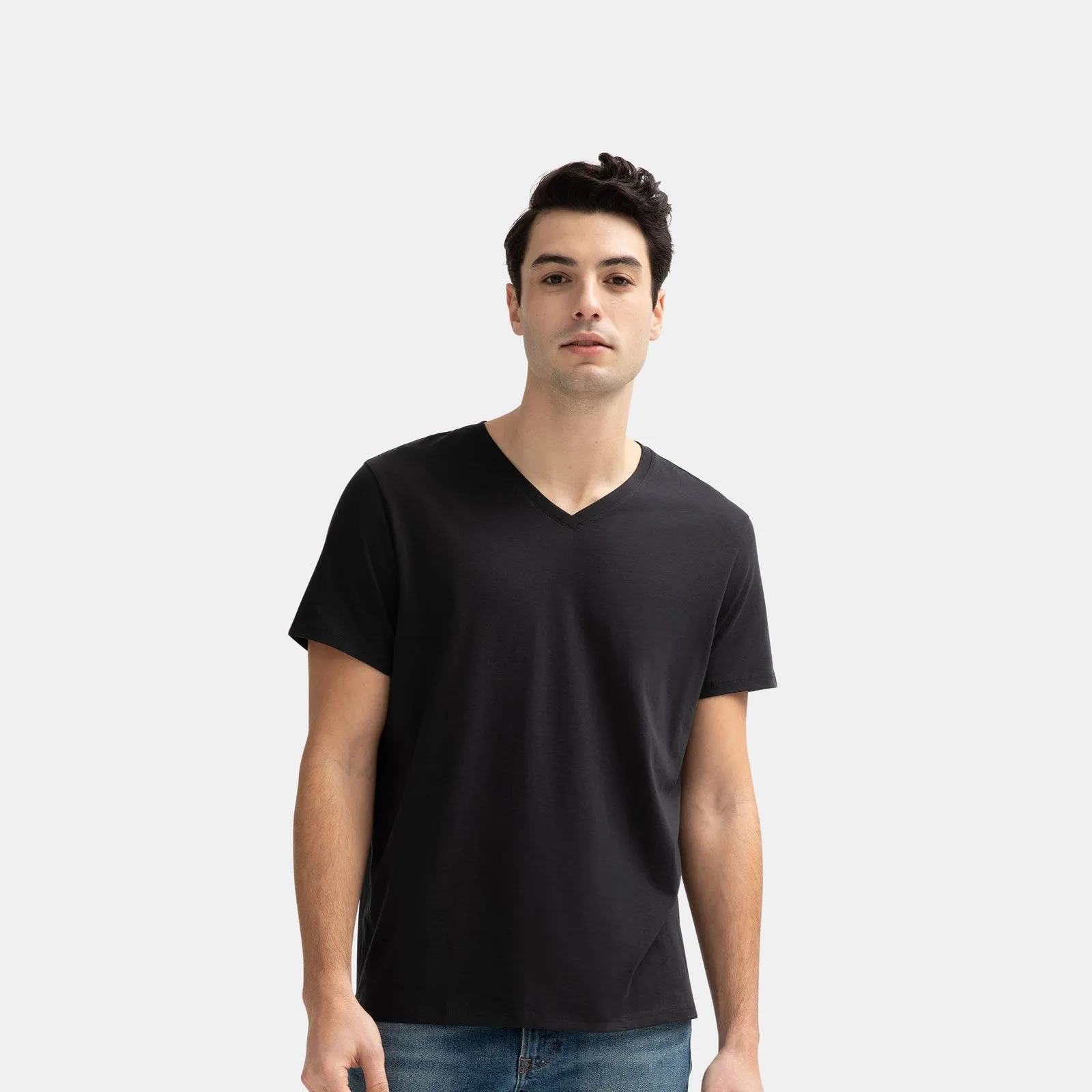 Men's Pima Cotton V-Neck T-Shirt 3-Pack