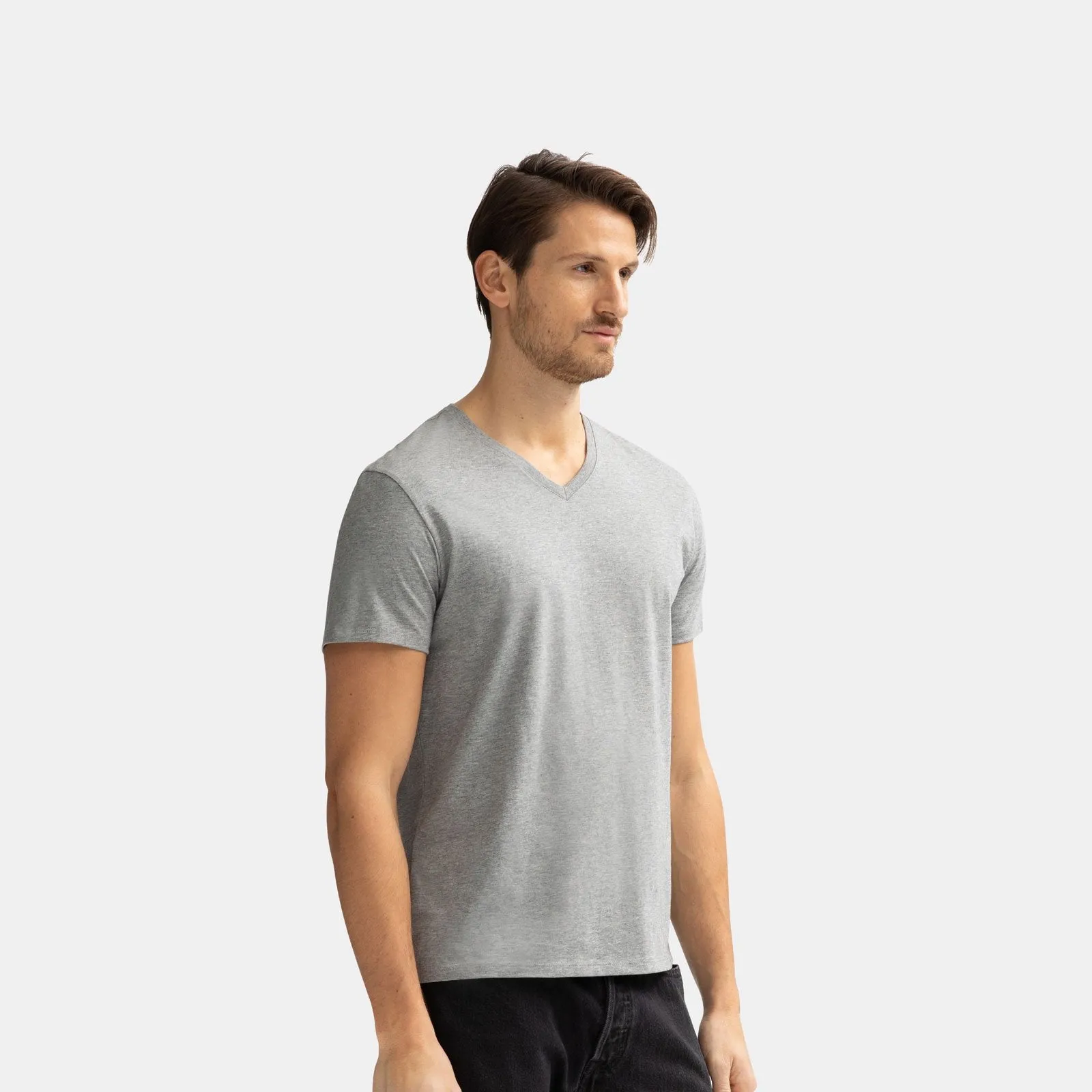 Men's Pima Cotton V-Neck T-Shirt 3-Pack