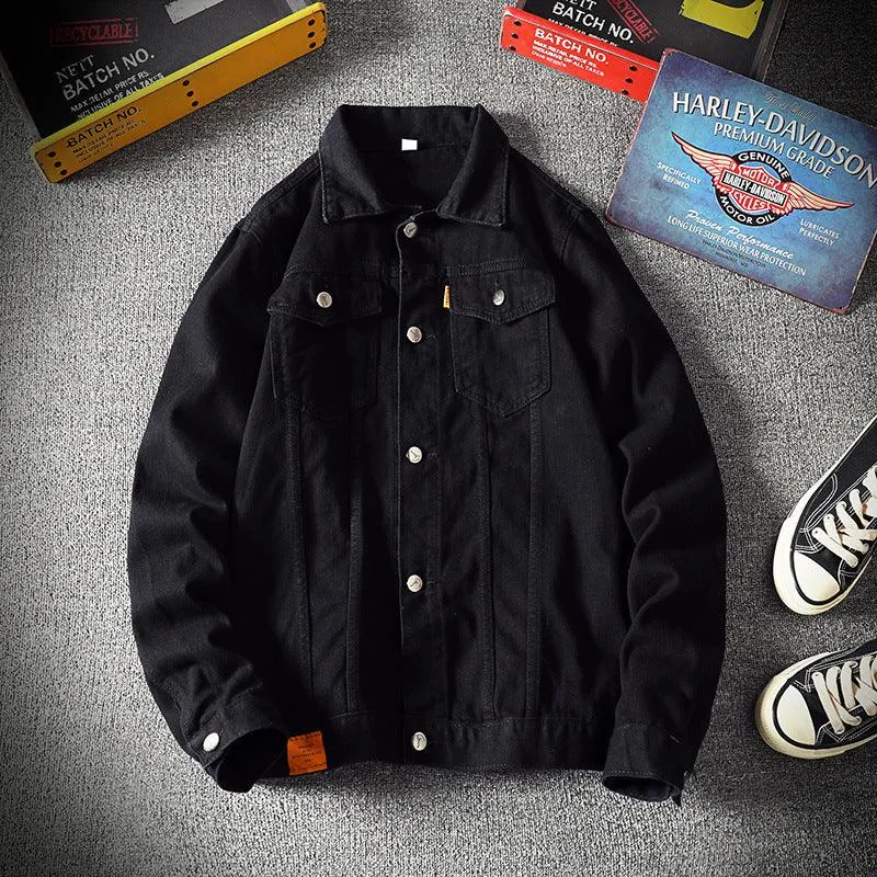 Men's Plus Size Denim Jacket Jacket