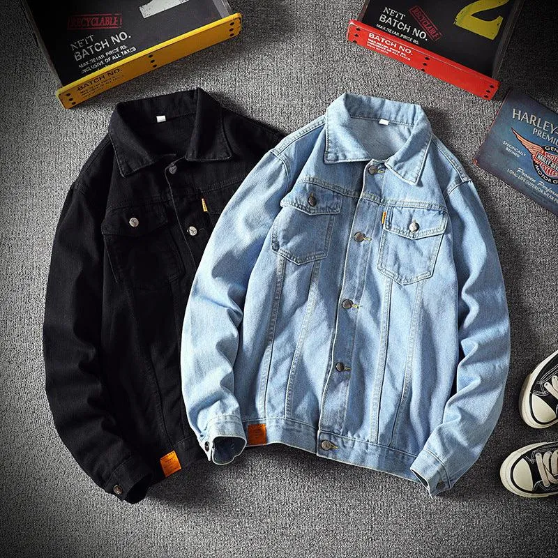 Men's Plus Size Denim Jacket Jacket