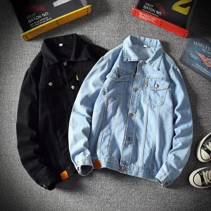 Men's Plus Size Denim Jacket Jacket