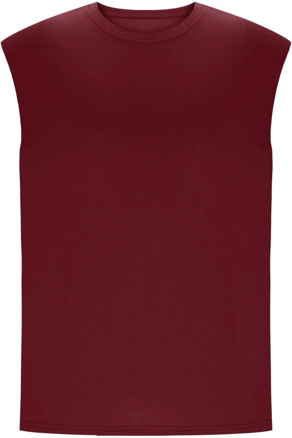 Men's Plus Size Quick Dry Workout Tank Tops Sleeveless Gym Muscle Shirts Fitness Running Athletic Swim Shirt Tees