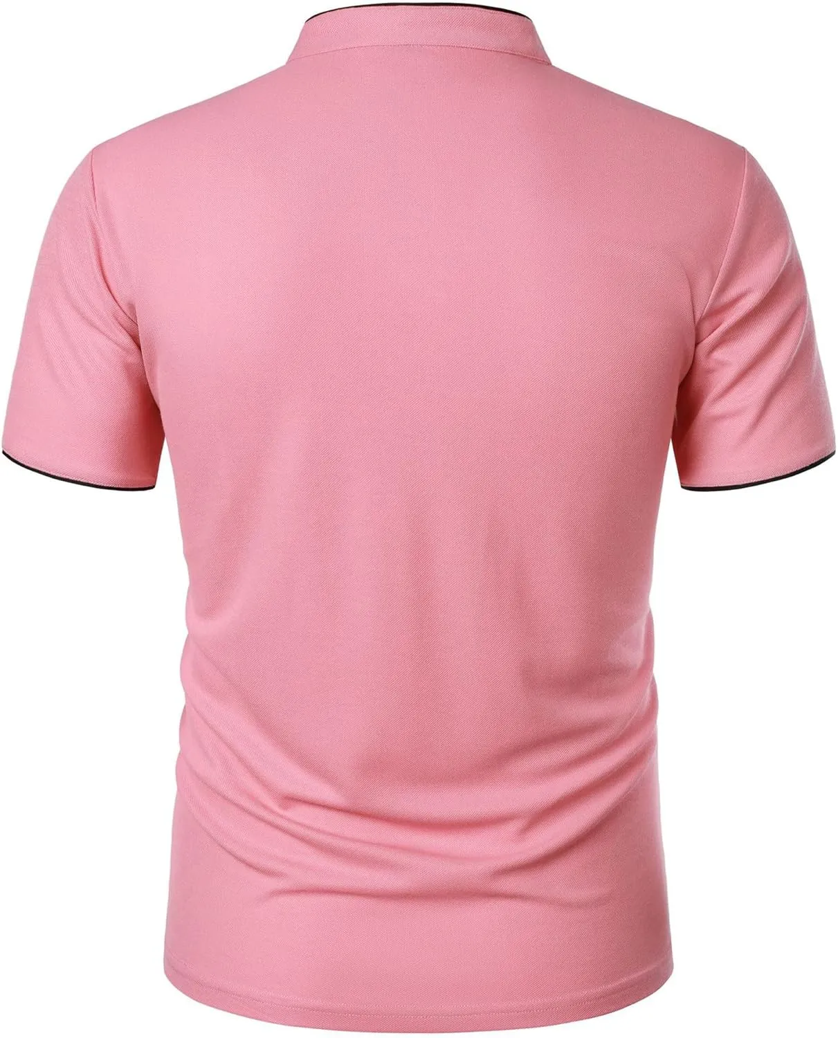 Men's Polo Shirts Cotton Casual Short Sleeve Polo T-Shirts Slim Fit Lightweight Athletic Tees Tops for Men