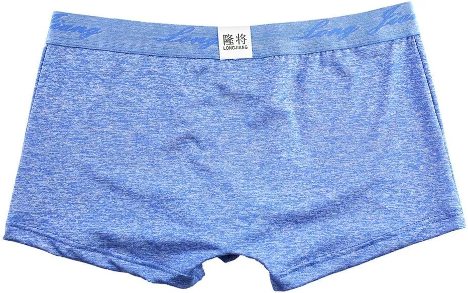 Men's Pouch Cotton Underwear Boxer Briefs with Elephant Nose Classic Exotic Trunks Jockstrap Bulge Enhancer Sexy Soft