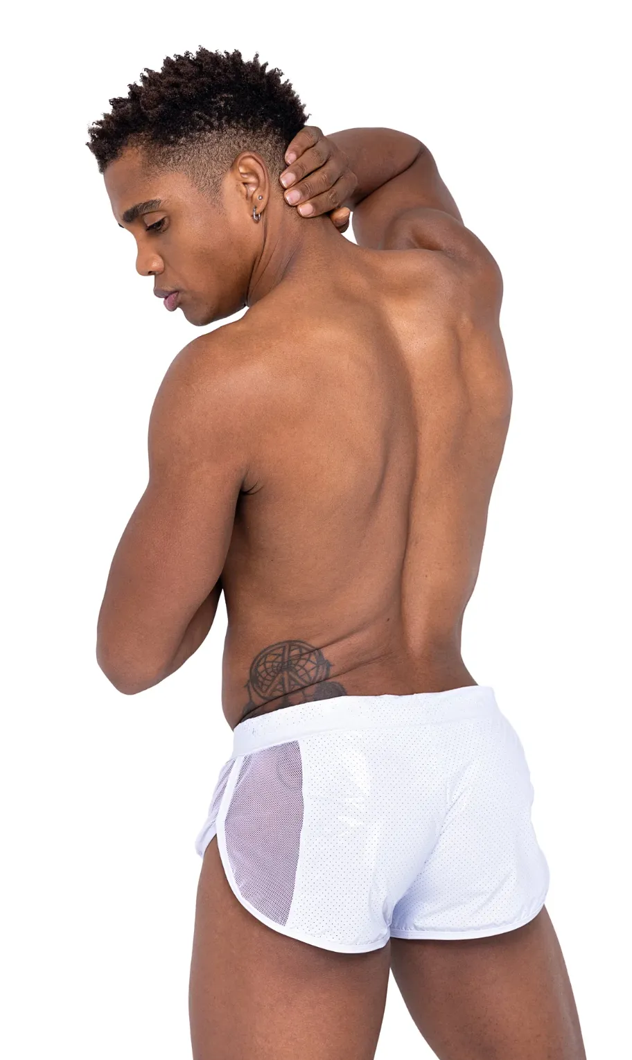 Men's Pride Mesh Vinyl Runner Shorts
