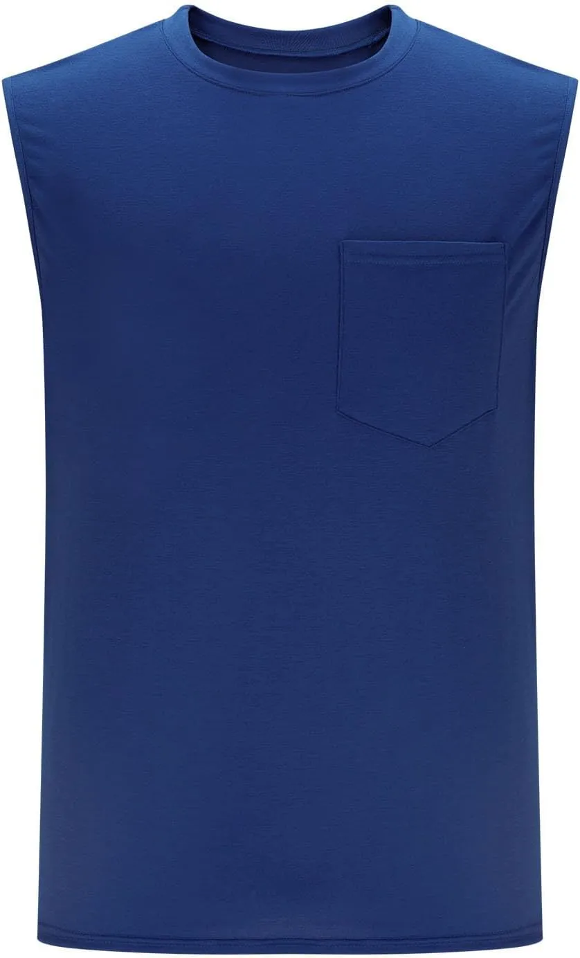 Men's Pullover Tank Tops Quick Dry Workout Swim Beach Shirts Sleeveless Shirts for Bodybuilding Gym Fitness Training