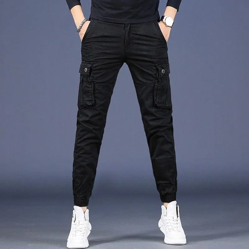Men's Pure Cotton Tactical Cargo Pants