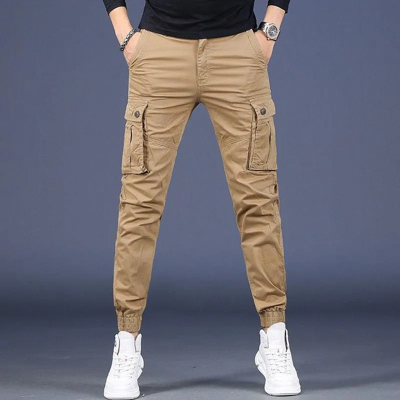 Men's Pure Cotton Tactical Cargo Pants