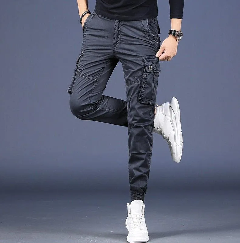 Men's Pure Cotton Tactical Cargo Pants