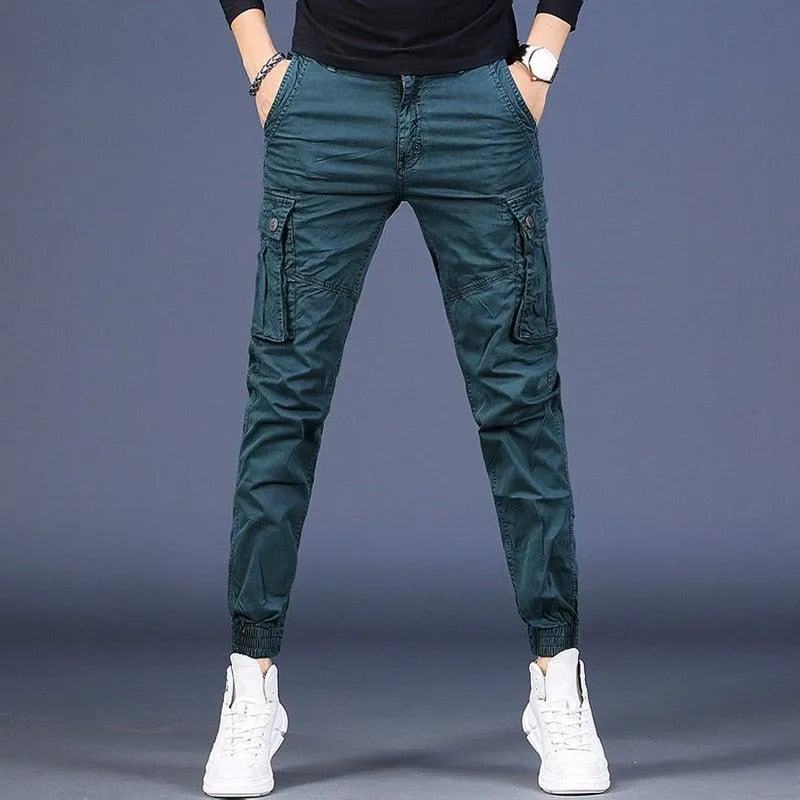 Men's Pure Cotton Tactical Cargo Pants