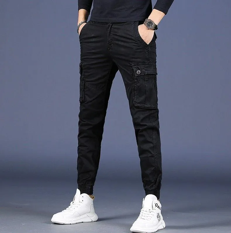 Men's Pure Cotton Tactical Cargo Pants