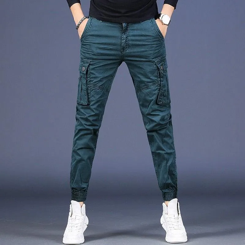 Men's Pure Cotton Tactical Cargo Pants