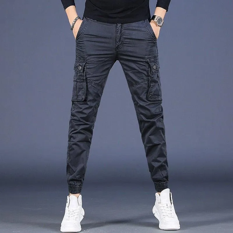 Men's Pure Cotton Tactical Cargo Pants