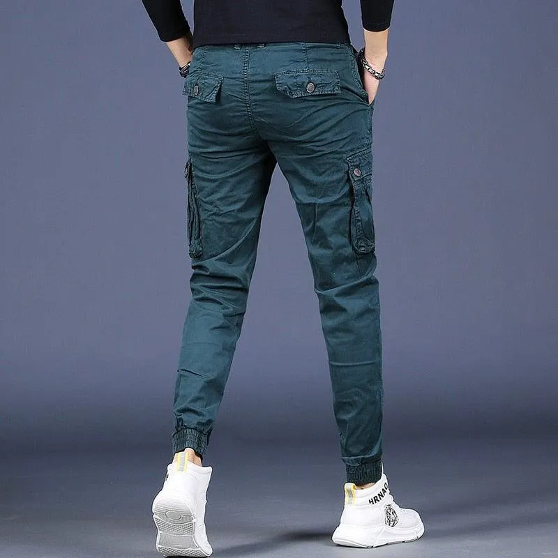 Men's Pure Cotton Tactical Cargo Pants