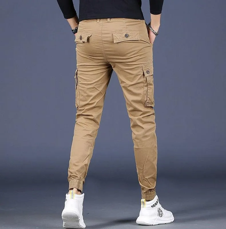Men's Pure Cotton Tactical Cargo Pants