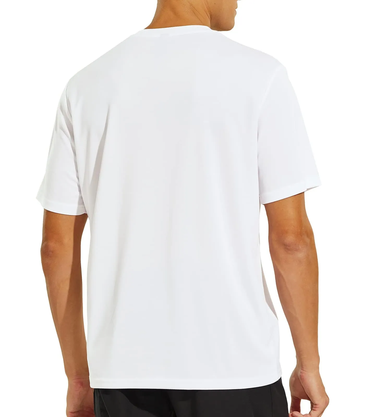 Men's Quick Dry Athletic Shirts V Neck Workout T-Shirts