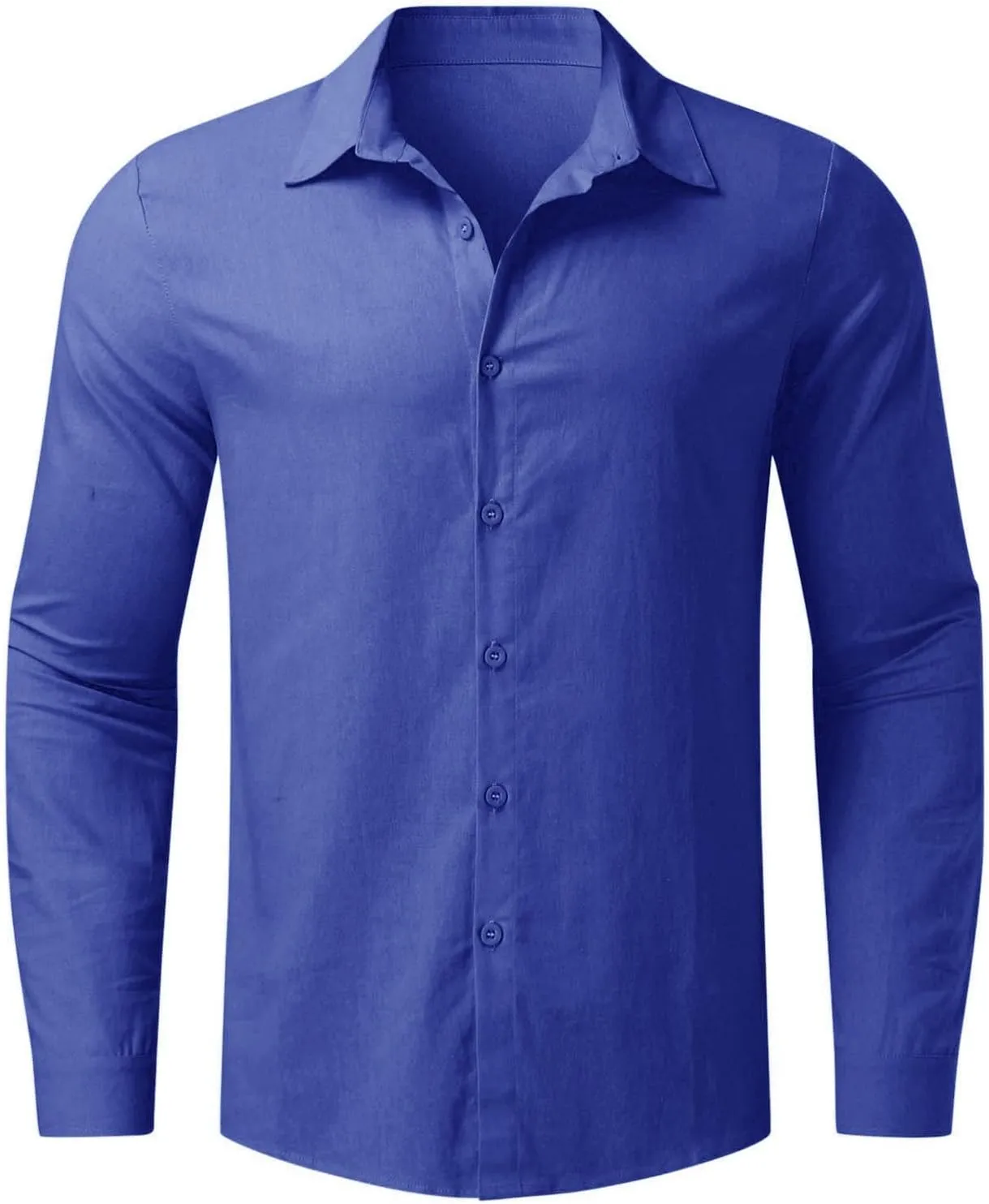 Mens Resort Wear 2025 Button up Long Sleeve Professional Shirts Plus Size Spring Fashion Adult Summer Casual Tops