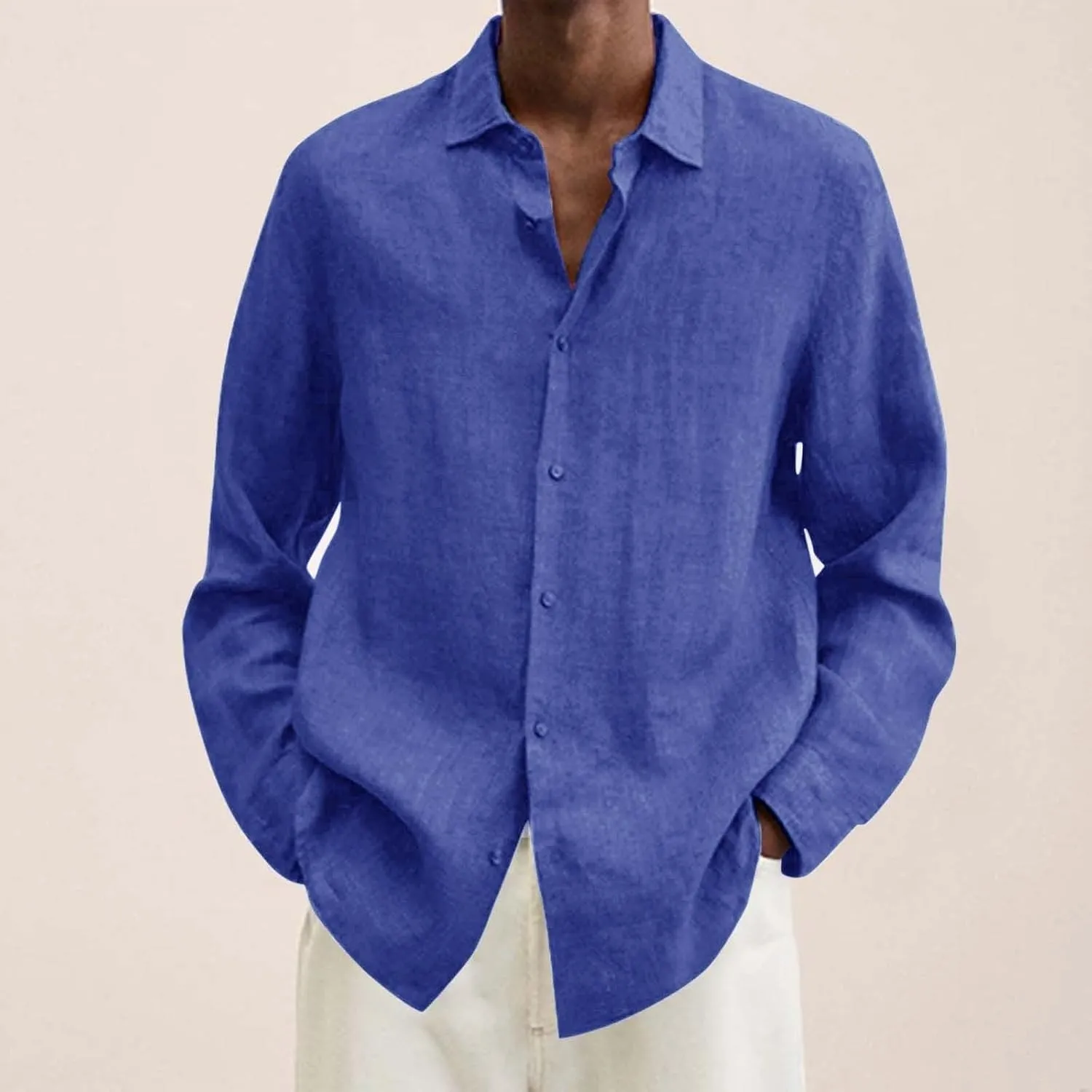Mens Resort Wear 2025 Button up Long Sleeve Professional Shirts Plus Size Spring Fashion Adult Summer Casual Tops