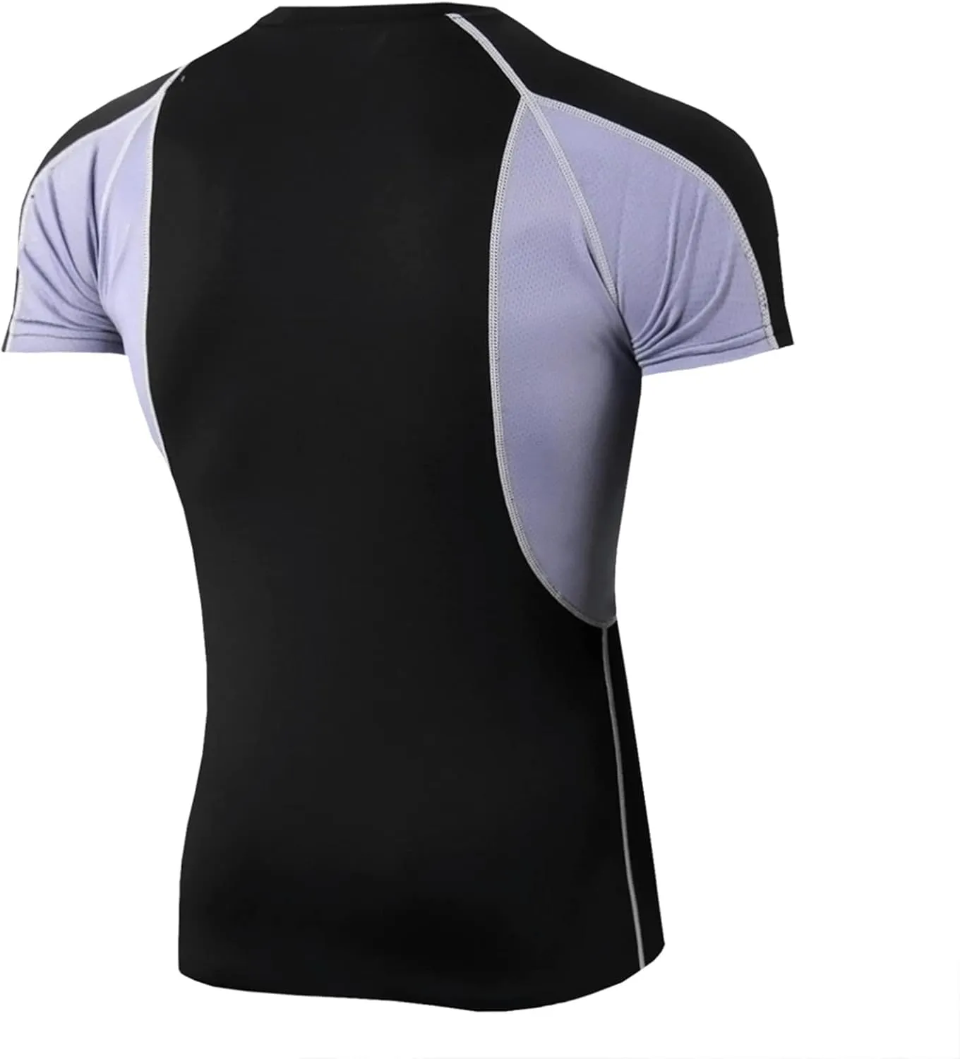Mens Running Tops Mens Compression Tops Short Sleeve Moisture Wicking Quick Dry T-Shirt Base Layer Fitness Tight Top