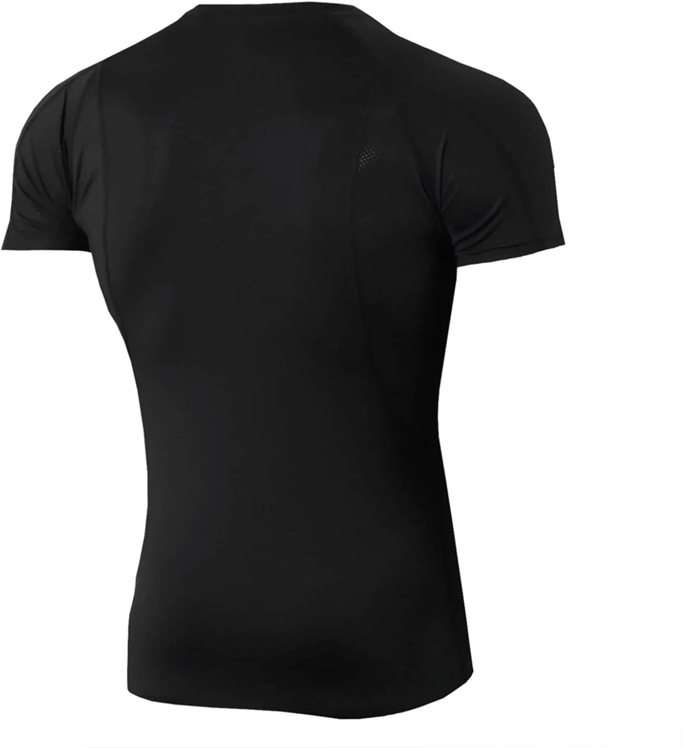 Mens Running Tops Mens Compression Tops Short Sleeve Moisture Wicking Quick Dry T-Shirt Base Layer Fitness Tight Top
