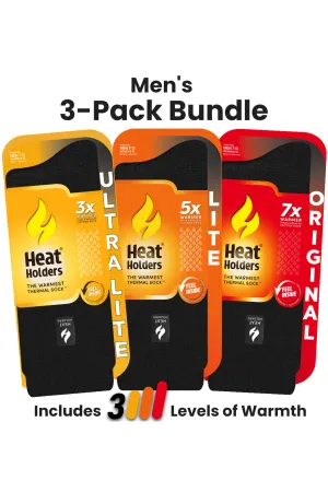 Men’s Sock Drawer® Black Socks 3-Pack