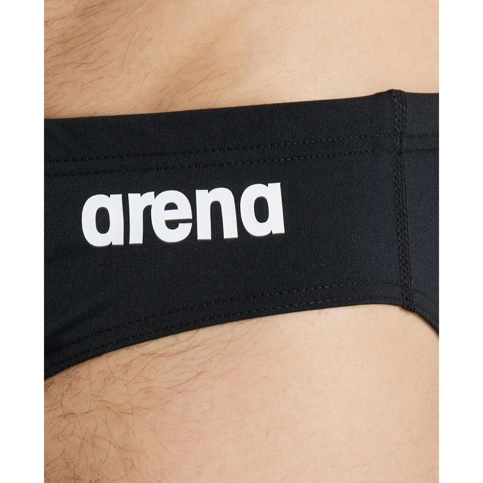 MEN'S SOLID BRIEF - BLACK