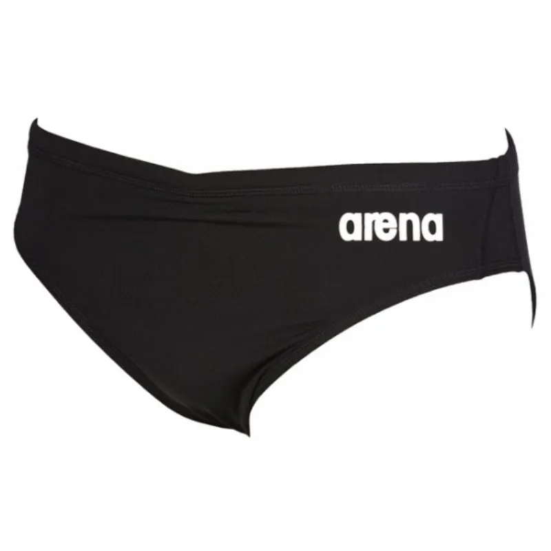 MEN'S SOLID BRIEF - BLACK