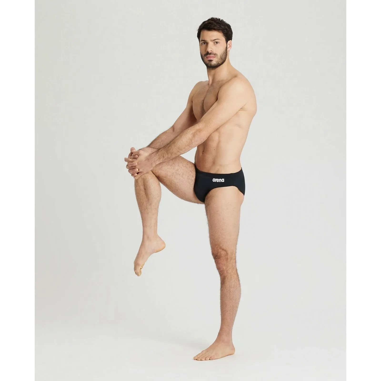 MEN'S SOLID BRIEF - BLACK