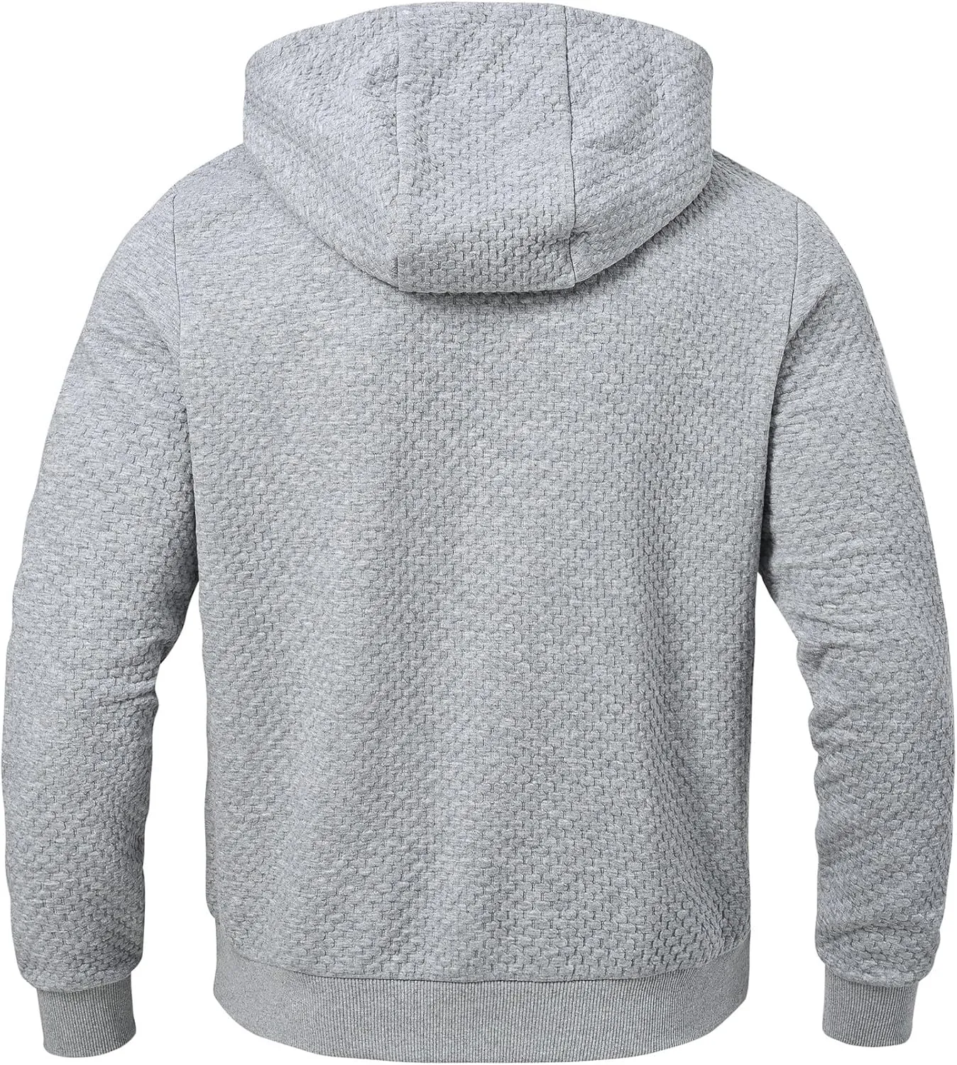 Mens Sweater Hoodies Quilted Sweatshirts Quarter Button Fit Itch-Free Knit Pullover Sweaters Long Sleeve Fall Winter