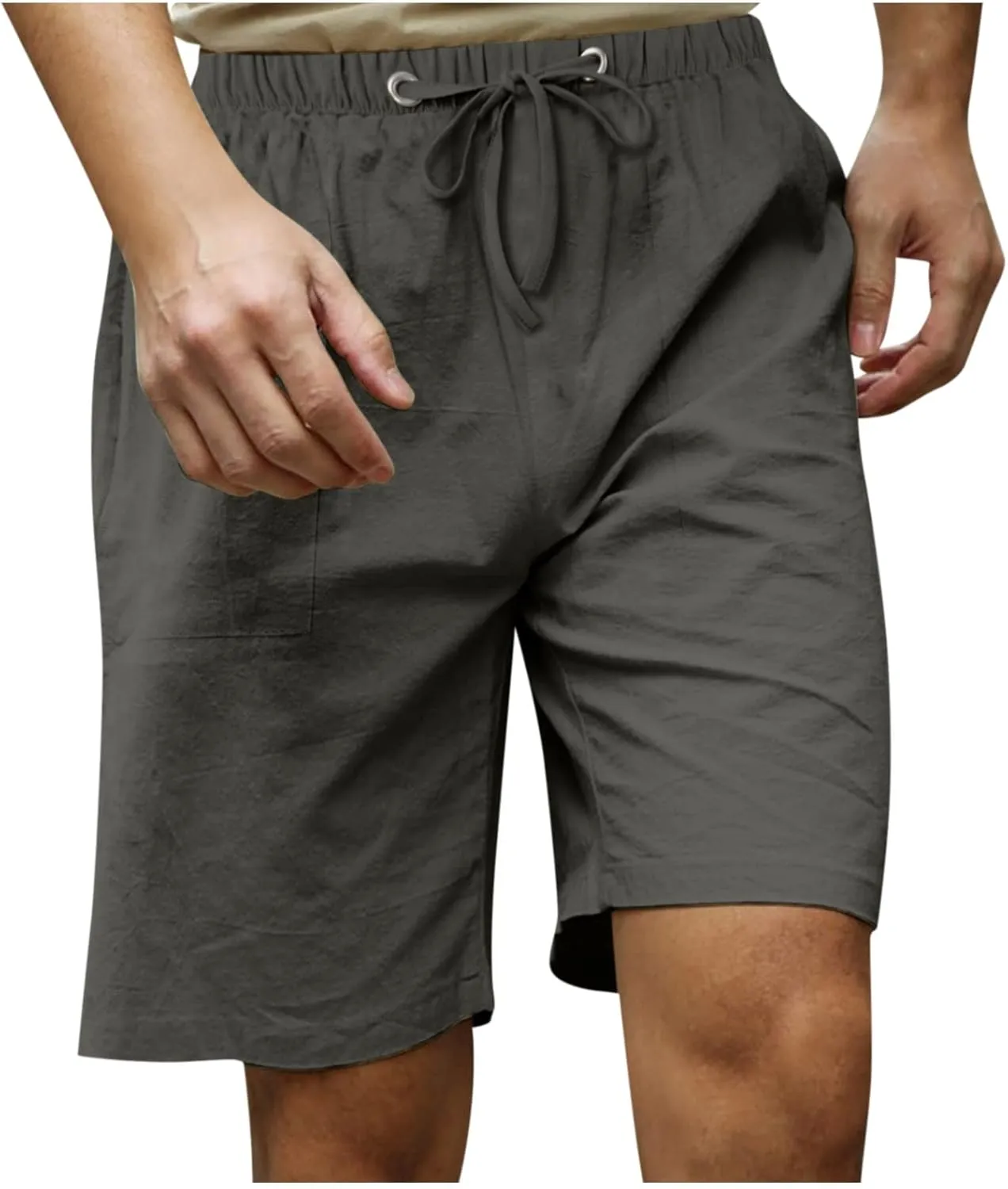 Mens Sweatpants Men's Lounge Shorts with Deep Pockets Loose-fit Jersey Shorts for Running Workout Training Basketball z1aq