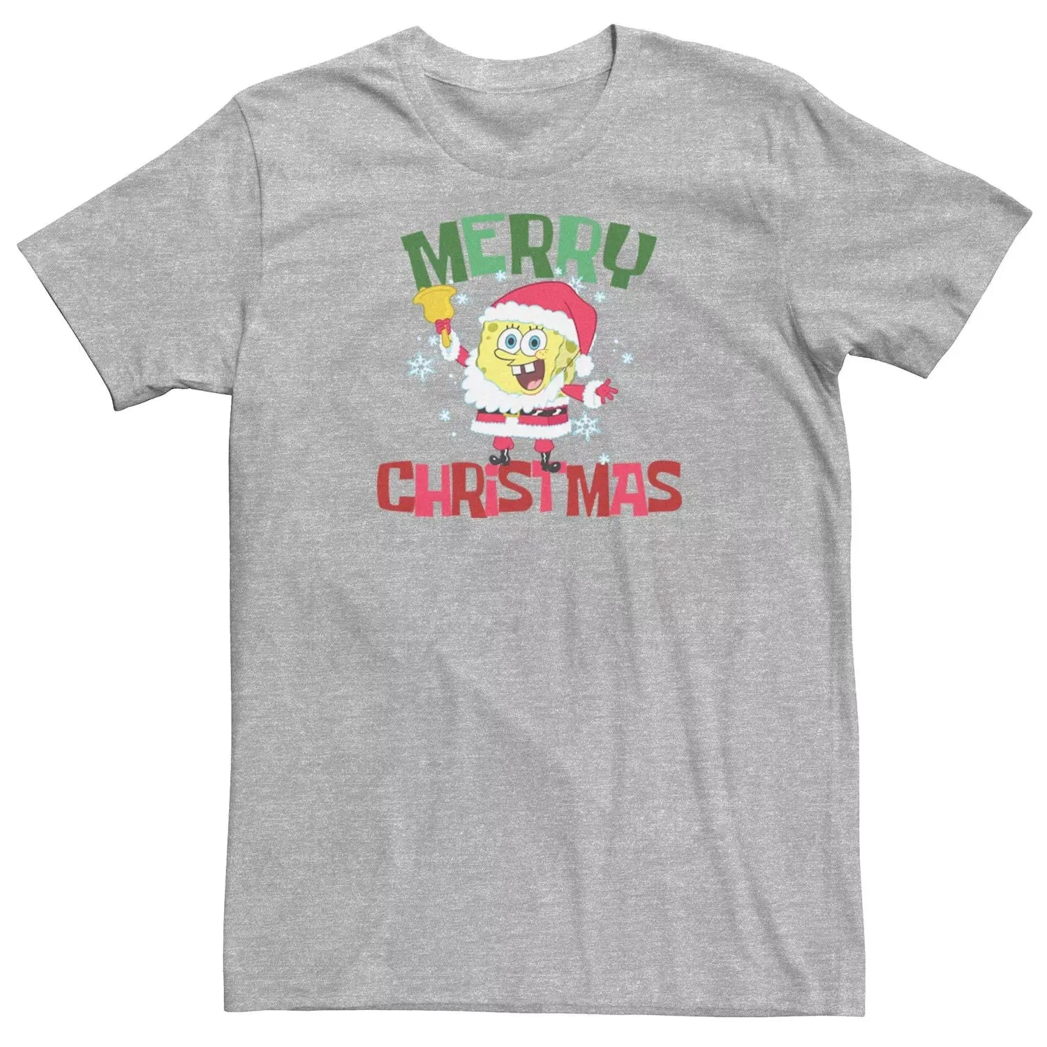 Men's T-shirt "SpongeBob SquarePants Santa" Licensed Character