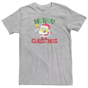 Men's T-shirt "SpongeBob SquarePants Santa" Licensed Character